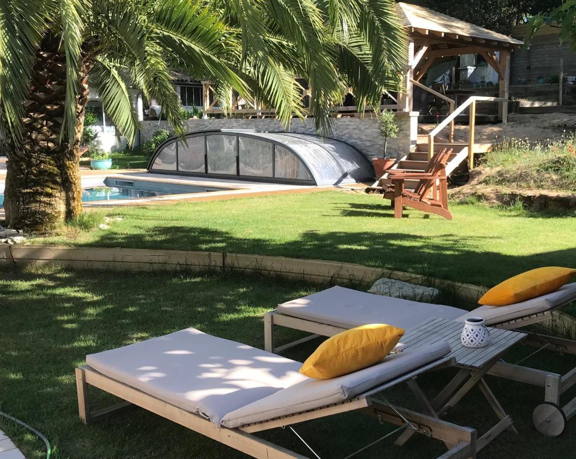 La Maison De La Dune - Chambres Climatisees - Jacuzzi 1Ere Seance Offerte - Piscine Chauffee Avec Abri Amovible - Plage Situee A 200M, Acces Direct Par Le Bois La Couarde-sur-Mer Zewnętrze zdjęcie