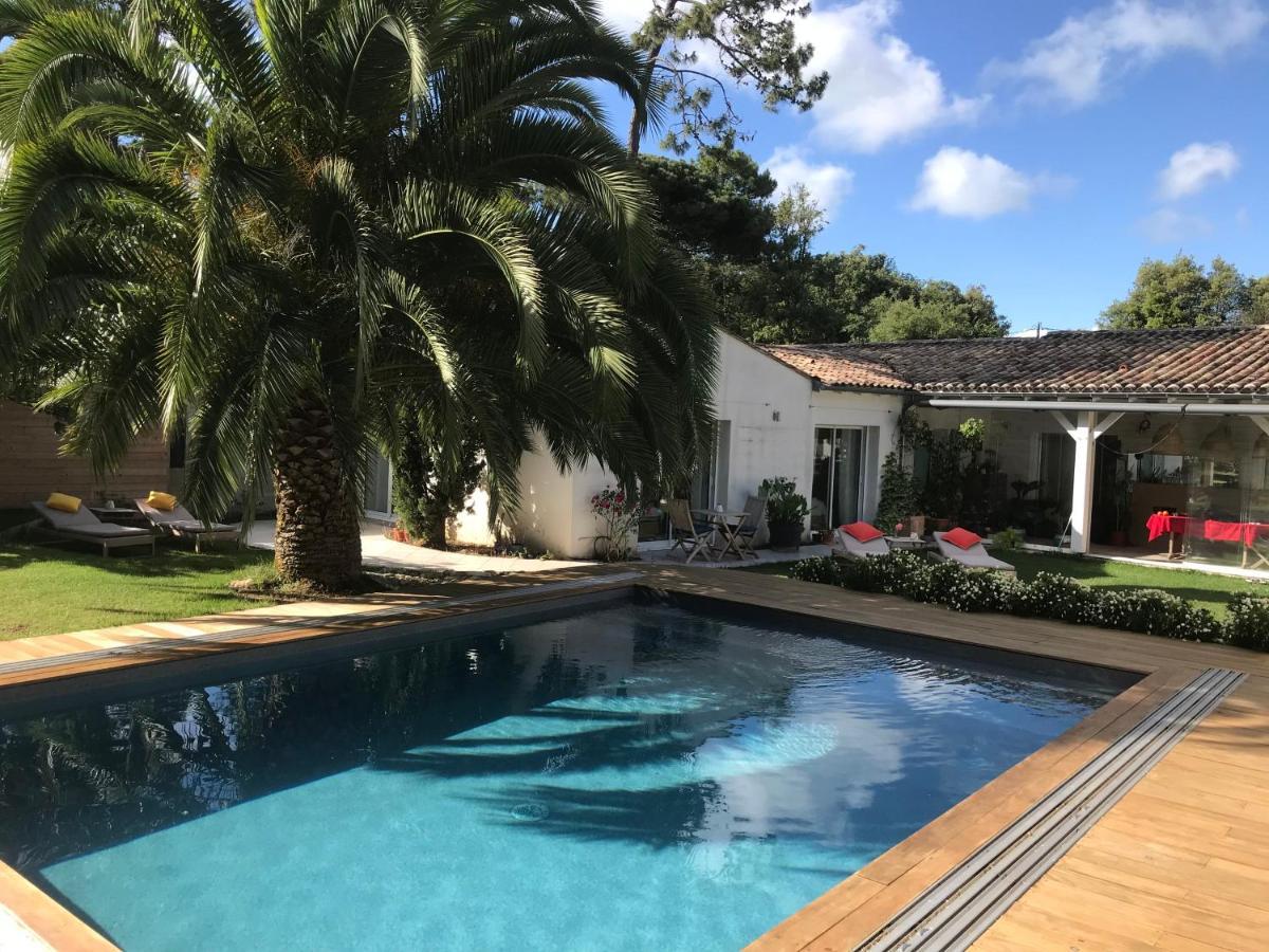 La Maison De La Dune - Chambres Climatisees - Jacuzzi 1Ere Seance Offerte - Piscine Chauffee Avec Abri Amovible - Plage Situee A 200M, Acces Direct Par Le Bois La Couarde-sur-Mer Zewnętrze zdjęcie